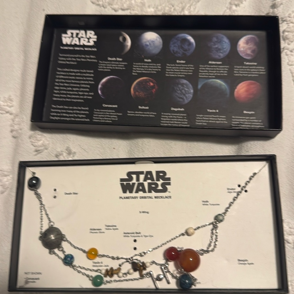 Star Wars Planetary Necklace 18”